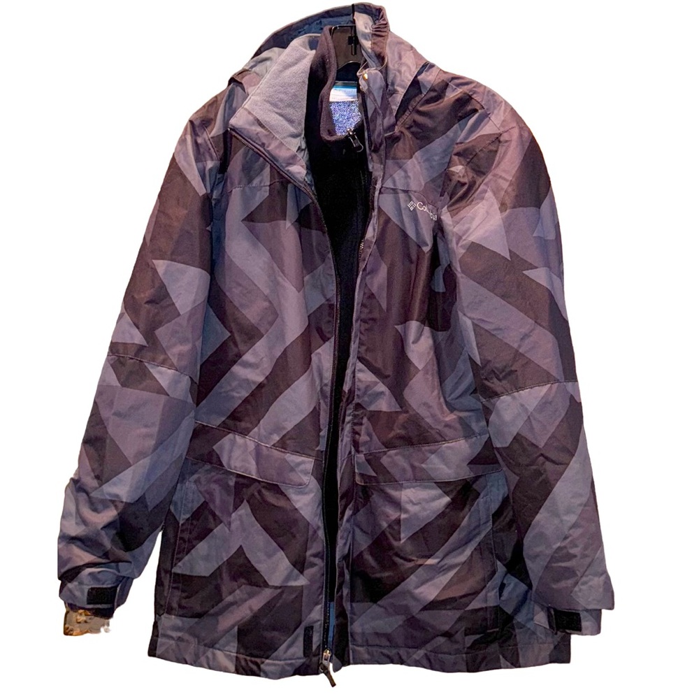 Columbia Kids Puffer Jacket - Black and Gray